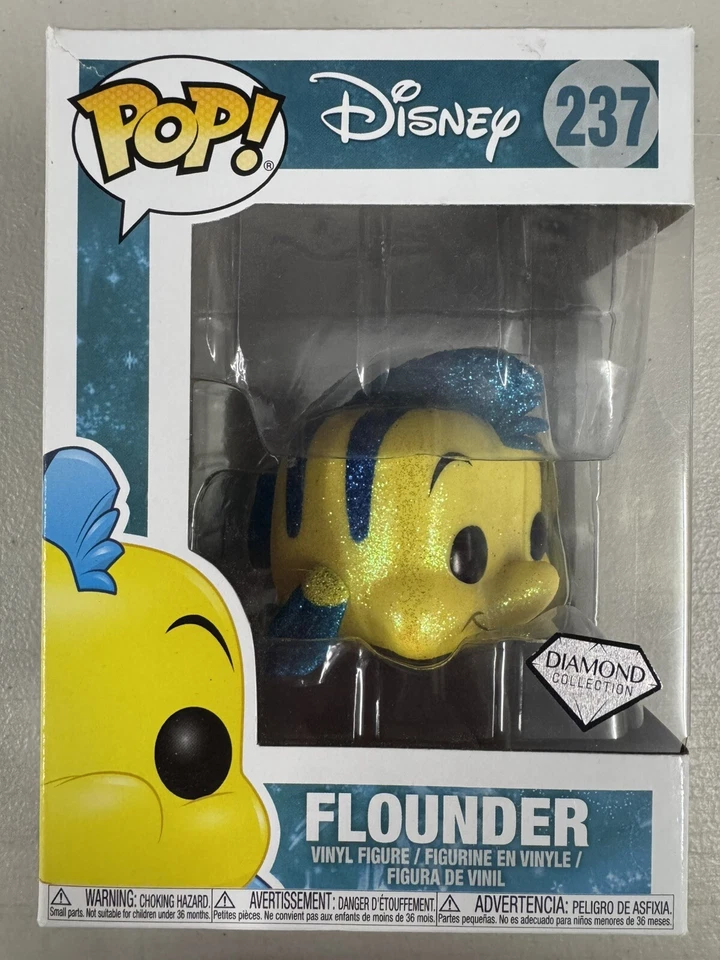 Камбала (бриллиантовая/блестящая) 237 ~ Disney: The Little Mermaid ~ винил FUNKO Pop - Изображение 1 из 4