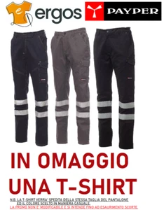 PAYPER Pantalone da Lavoro WORKER SUMMER REFLEX Alta Visibilità con Bande Uomo - Imagen 1 de 5