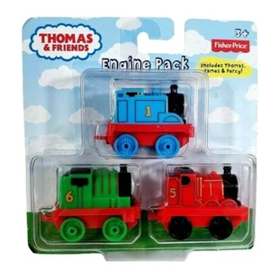 Thomas And Friends Engine Pack Thomas James & Percy giocattolo figure miniature vintage - Foto 1 di 3