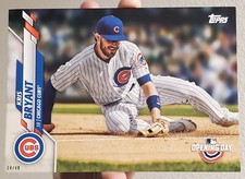 KRIS BRYANT 2020 Topps Opening Day Photo Variation SP 5X7 JUMBO CARD #/49 CUBS