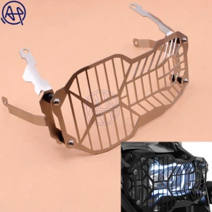 Side Mount Headlight Grille Guard Cover Mask Protector Metal For BMW R1200GS - Picture 1 of 8