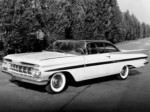 Chevrolet Impala Sport Coupé 1959 Prensa 8 x 10 fotografía - Imagen 1 de 1