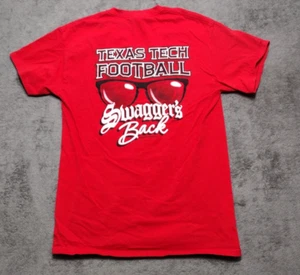 Texas Tech Shirt Mens Medium Football Graphic Print Wreck'Em Tech - Picture 1 of 8