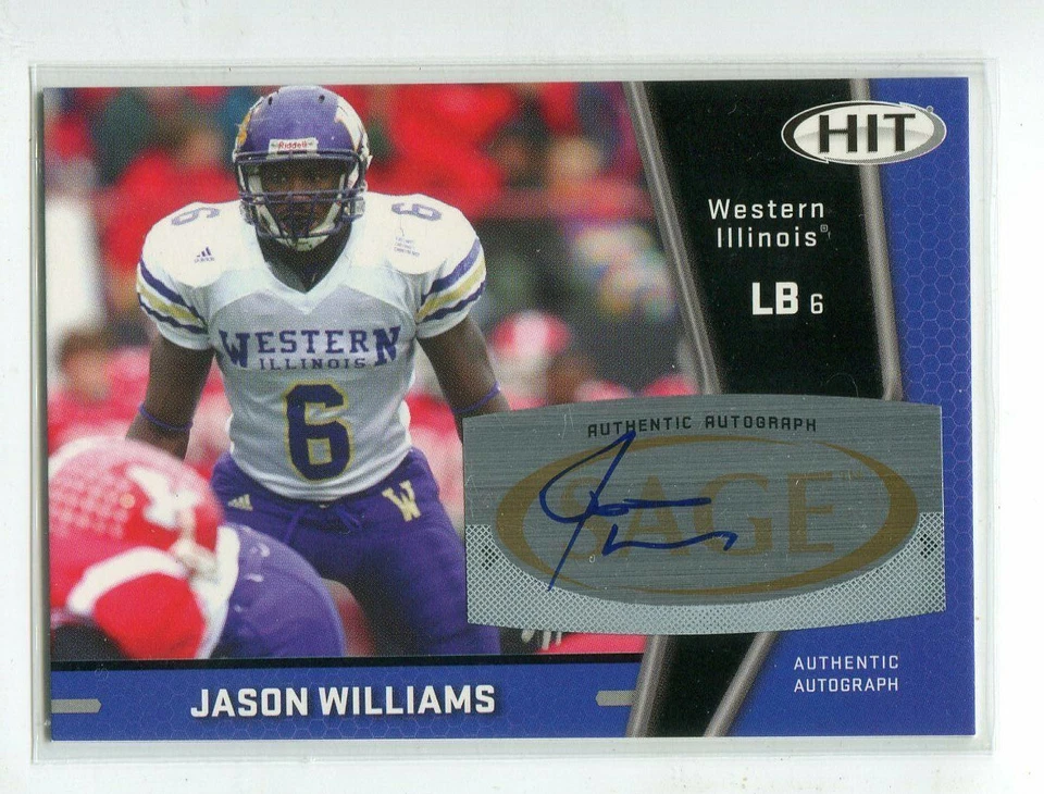 2009 Sage Hit Autograph Jason Williams Western Illinois - Image 1 of 1