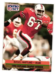 1991 Juego profesional de fútbol americano 32 Russell Maryland trofeo radiocontrol ex vaqueros de Dallas - Imagen 1 de 1