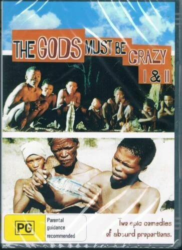 The Gods Must Be Crazy DVD Part 1 & 2 I & II New & Sealed Australian Release - image 1 of 1