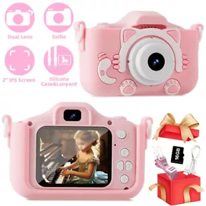 Kinder Kamera Digitalkamera 1080P HD Videokamera Fotoapparat Selfie Kamera 2" - Bild 1 von 12