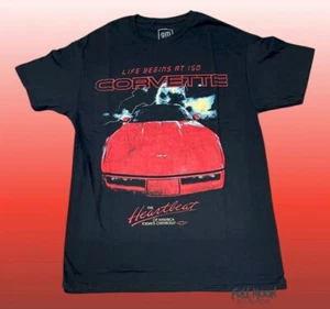Nueva Camiseta Retro Chevy Chevrolet Corvette Cars Negra Años 90 Clásica Para Hombre - Imagen 1 de 2