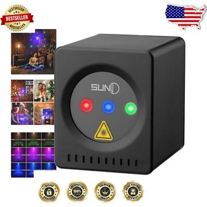 Compact RGB GOBO Projector - 8 Patterns with Tripod for Live Shows & Parties - Picture 1 of 12