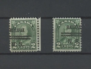 🍁#2-164 HALIFAX Arch END Precancel MH Cat $30+ each, pick any one, used Canada - Picture 1 of 1