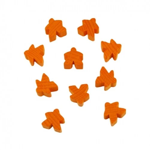 Carcassonne - Meeple - 10er-Set - Wood Orange Foto 1 de 1