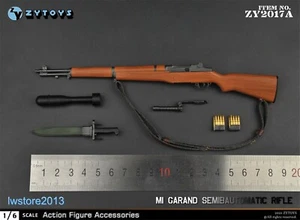ZYTOYS 1/6 ZY2017A MI Garand Semibautomatic Rifle Weapon For 12" Action Figure - Picture 1 of 7
