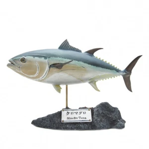 Kaiyoukoubou Pacific bluefin tuna Real figure Fish carving NEW From Japan F/S - Picture 1 of 3