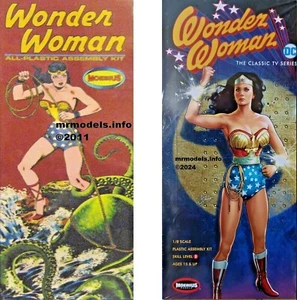 Moebius Models Wonder Woman Figure DC Classic TV Series New Plastic Model Kit - Picture 1 of 3