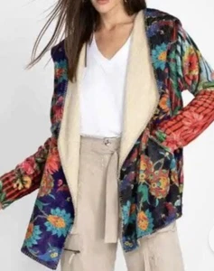 Abrigo Sherpa Johnny Was Biya Workshop JWLA Multicolor Sherpa “Rico” con Capucha (L) - Imagen 1 de 24