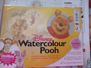 Neu kleines Winnie Puuh gezähltes Kreuzstich-Set Aida Nadelfaden - Bild 1 von 3