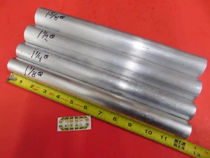 1-1/8",1-1/4", 1-1/2"& 1-5/8" ALUMINUM ROUND ROD ASSORTMENT 6061 Bar Stock #7.30 - Picture 1 of 1