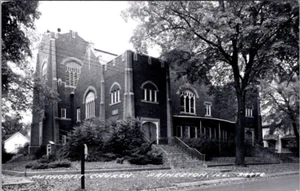 PRINCETON, ILLINOIS - METHODIST CHURCH - OLD REAL PHOTO POSTARD - Picture 1 of 2