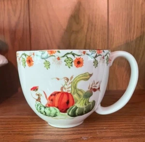 Taza Anthropologie Autumn's Bounty Inslee Fariss Calabaza Calabazas - Imagen 1 de 5