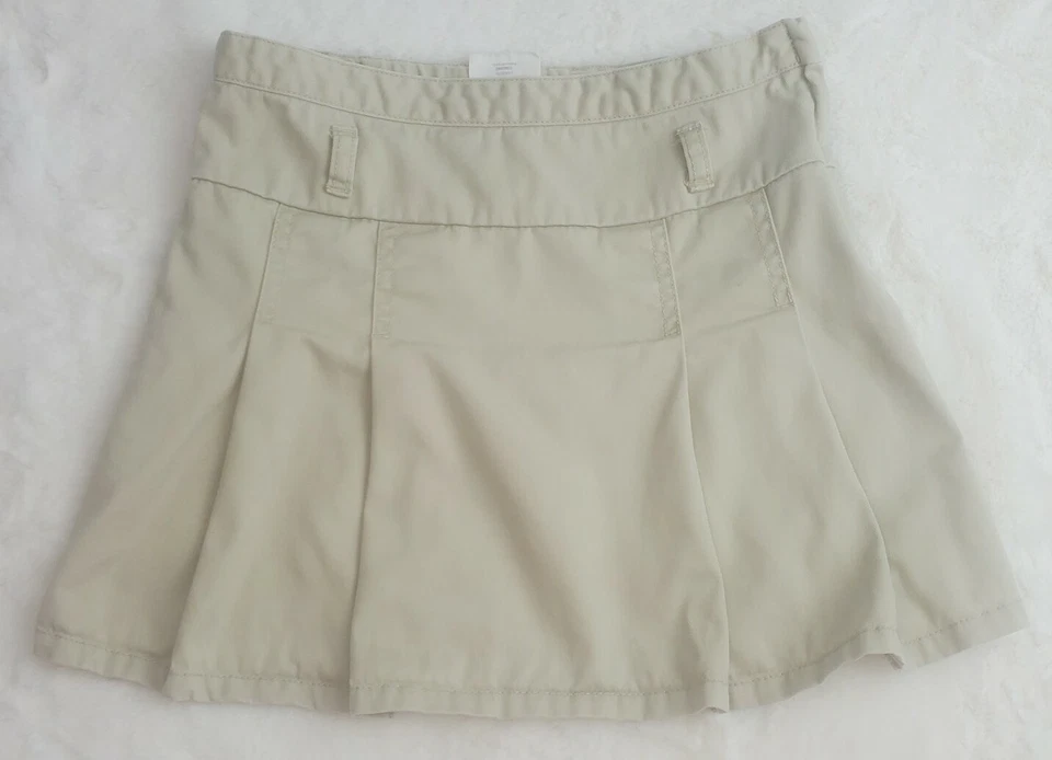 Crazy 8 девочек школьной формы бежевый юбка размер 8 подержанные - Изображение 1 из 4