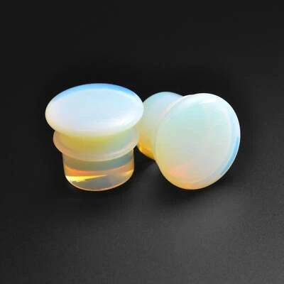 Opalit Einzel Flare Konvex Plug | Ohr Dehnungen - Bild 1 von 4