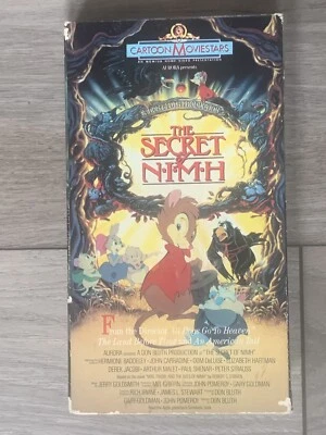The Secret of NIMH VHS 1982 Cartoon Dom Deluise Elizabeth Hartman Don Bluth  - Image 1 of 3