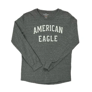 Men’s American Eagle Active Flex Long Sleeve Shirt Small Gray - Picture 1 of 4