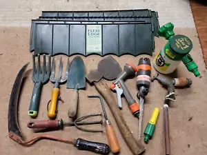 Gardening bundle, Bosmere Edge, tap/hose fittings, axe, hand tools, w/b wheel - Picture 1 of 10