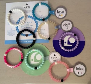 Lot Of 8 New Lokai Limited Edition Bracelets Size Medium Humane Society, Cancer - Picture 1 of 2