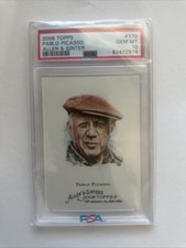2008 TOPPS ALLEN & GINTER #172 PABLO PICASSO PSA 10 GEM MINT ARTIST POP OF 14