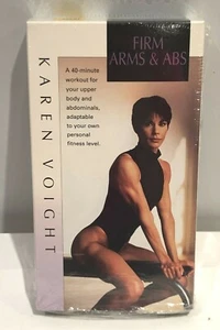 Karen Voight's Firm Arms & Abs Workout VHS Video Tape 1991 ABC Video #44024  - Bild 1 von 12