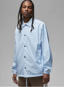 Air Jordan Essentials Coaches Jacket All Over Print Logo Mens XLarge DV7616-411 - Picture 1 of 6