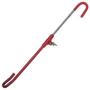 Sumex RHD Car & Van Steering Wheel Lock Anti Theft High Security Hook Clamp -RED - Picture 1 of 2