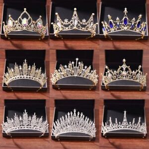 Elegants Golden Headpiece Tiaras Rhinestone Alloys Crystal Crowns For Ladies New