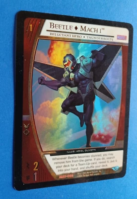 2005 MARVEL VS SYSTEM TCG FOIL PROMO BEETLE MACH 1 MAV-083 EXTENDED ART - Image 1 of 2