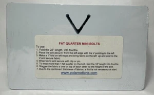 Fat Quarter Mini Bolts/Polar Notions - 50 Pack New Sealed - Picture 1 of 4