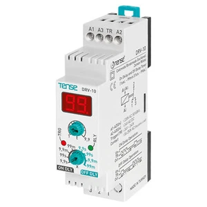 Tense DRV-10 Zeitrelais Ein-/ Ausschaltverzögerung Verzögerungsrelais Digital - Bild 1 von 4