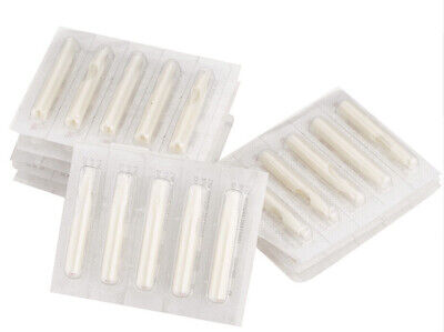 100pcs Sterile Disposable Tattoo Nozzle Tips Needle Tube Mixed Sizes RT DT FT • 11.27€