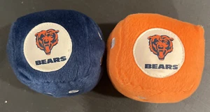 NFL Chicago Bears Plüsch Fuzzy Würfel Auto Zubehör 3”x3” Würfel - Bild 1 von 3