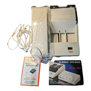 Vintage Time Magazine  Telephone with rolodex  Telephone and address file NOS - Picture 1 of 4