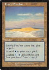 Lonely Sandbar *PLAYSET* Magic MtG x4 Onslaught MP