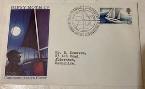 GB QEII 1967 Sir Francis Chichester GPO FDC Large Greenwich SHS Typed Address - Picture 1 of 5