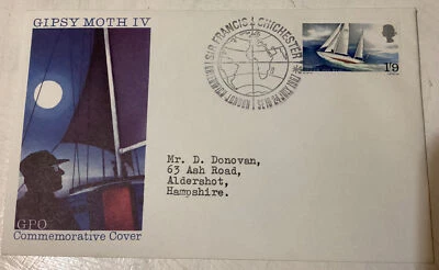 GB QEII 1967 Sir Francis Chichester GPO FDC Large Greenwich SHS Typed Address - Image 1 of 4