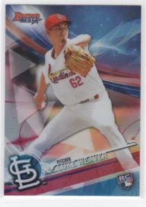 2017 Bowman's Best #32 Luke Weaver Refractor Card St. Louis Cardinals - Picture 1 of 2