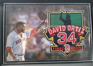 DAVID ORTIZ FINAL SEASON COMMEMORATIVE PATCH BOSTON REDSOX BIG PAPI GIVEAWAY - Picture 1 of 2