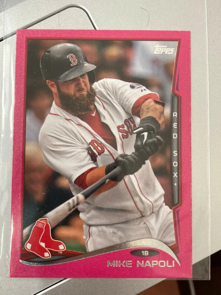  2014 Topps Mini Pink #473 Mike Napoli/25! KC23 - Image 1 of 1