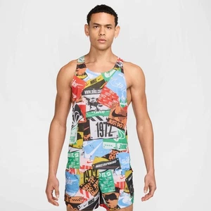 Camiseta deportiva Nike Dri-Fit para hombre talla grande Fast Run Energy con gráfico HJ4160-803 - Imagen 1 de 7