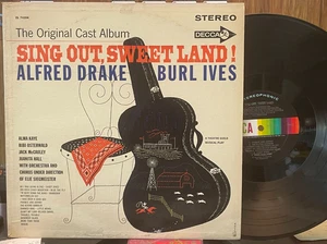 SING OUT, SWEETLAND! Orig, Cast NM/VG+ Stereo BURL IVES ALFRED DRAKE Siegmeister - Picture 1 of 1