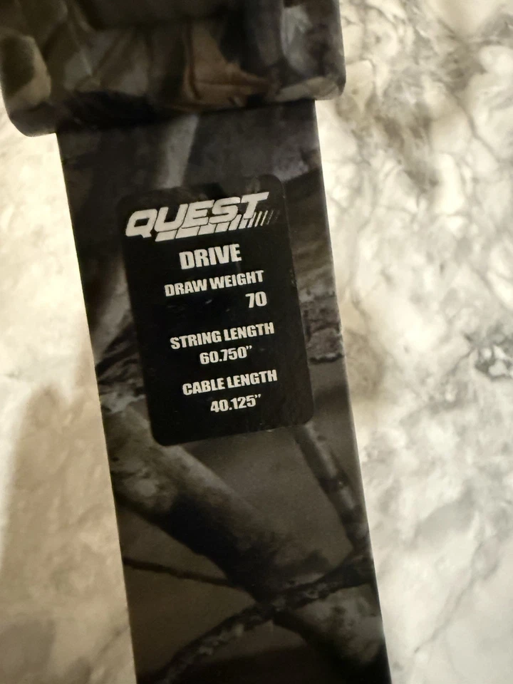 Levas de fundente para mano derecha Quest G5 Drive Bow 70 lb Foto 1 de 4