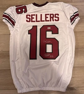 LANORRIS SELLERS SIGNED SOUTH CAROLINA GAMECOCKS JERSEY BECKETT BAS 3 - Picture 1 of 4